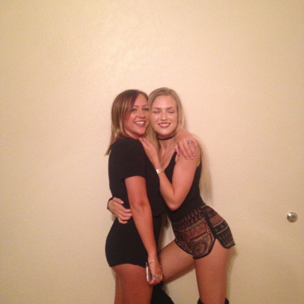 Worn once, adorable black romper